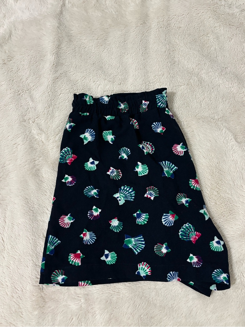 Joe Fresh Navy Shell-Print Bermuda Shorts - Picture 2 of 3